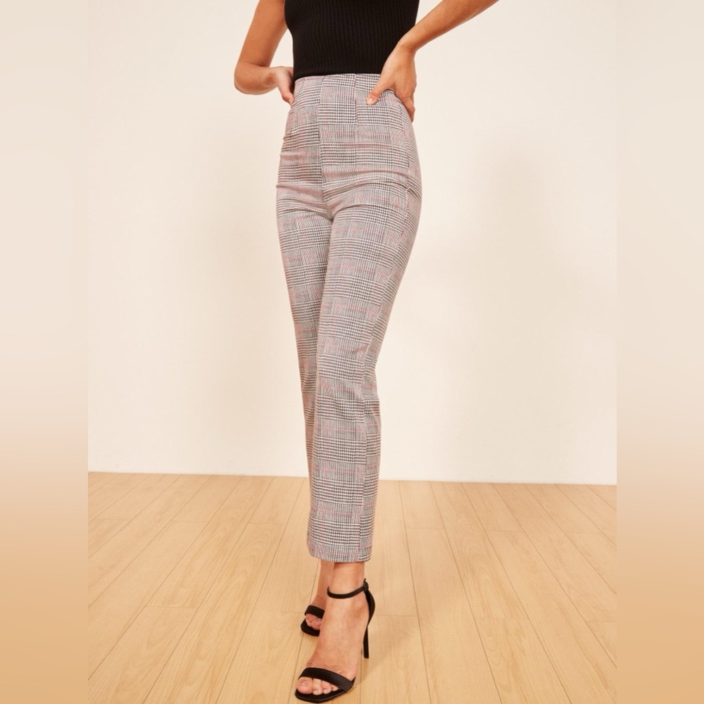 Reformation Marlon pant in plaid